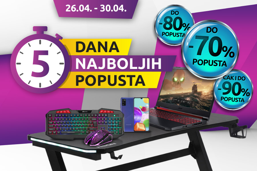 Iskoristi 5 dana najboljih popusta - sad il' nikad! | HGSPOT