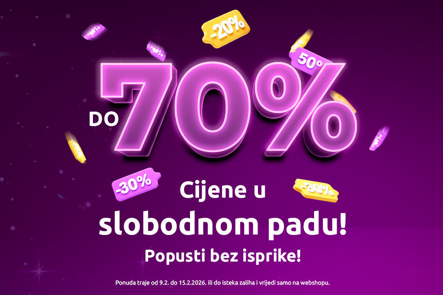 Cijene u slobodnom padu! Popusti bez isprike!