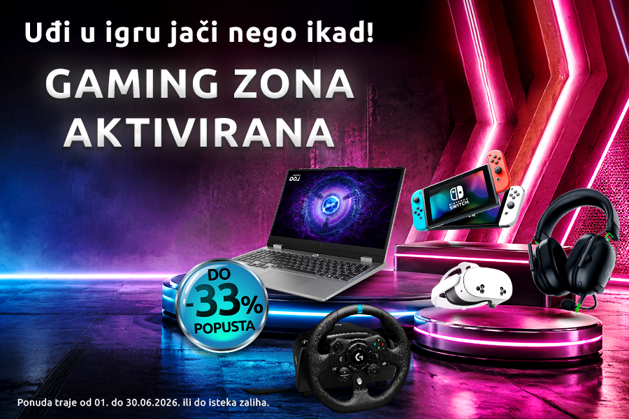 Gaming zona aktivirana