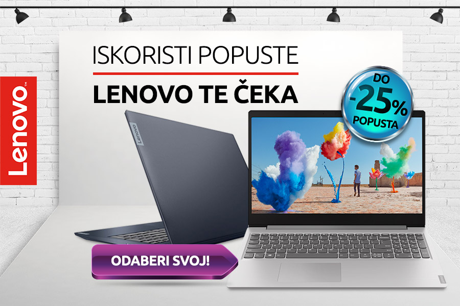 Iskoristi popuste, Lenovo laptop Te čeka!
