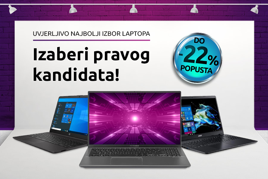 Uvjerljivo najbolja ponuda laptopa na popustu! | HGSPOT