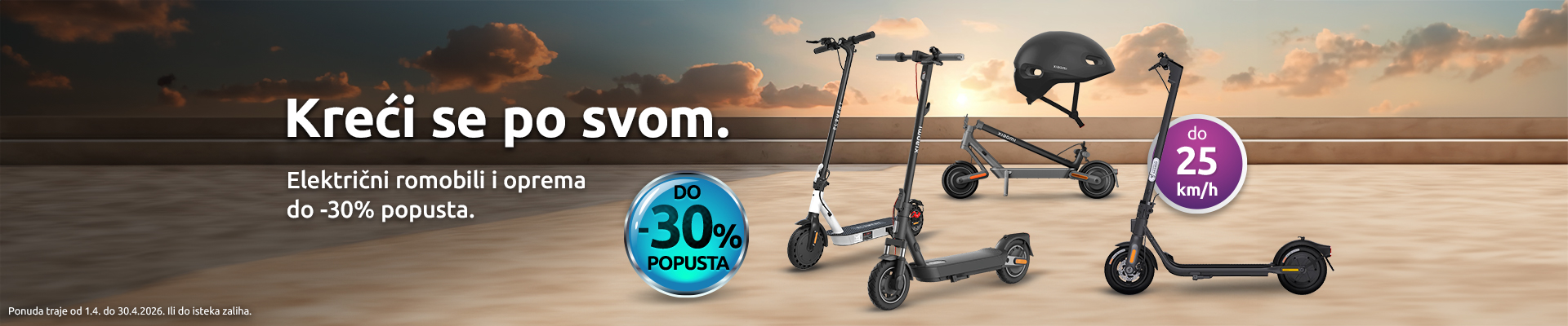 Kreći se po svom – akcija električnih romobila