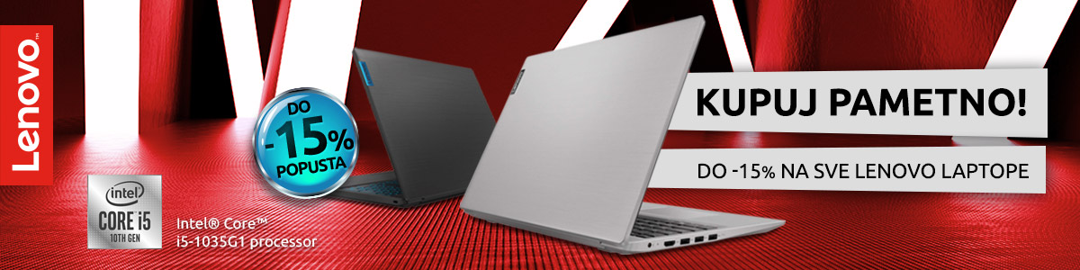 Kupuj pametno uz Lenovo laptope na popustu do 15%! | HGSPOT
