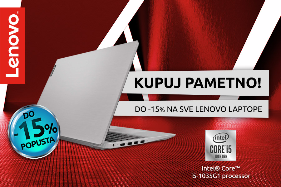 Kupuj pametno uz Lenovo laptope na popustu do 15%! | HGSPOT