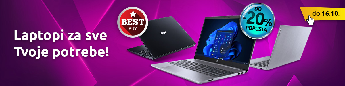 Laptopi baš po Tvojoj mjeri! | HGSPOT