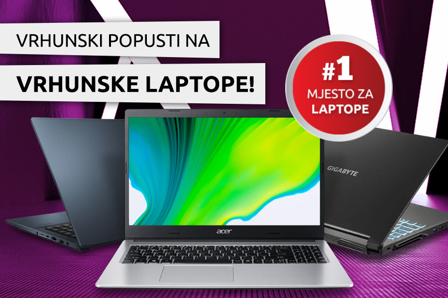 Najveća ponuda laptopa za svaku situaciju! | HGSPOT