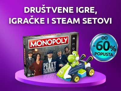 DRUŠTVENE IGRE, IGRAČKE I STEAM SETOVI