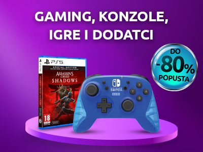 GAMING, KONZOLE, IGRE I DODATCI