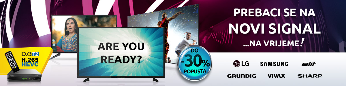 Pronađi sve za prelazak na novi DVB-T2 tv signal! | HGSPOT