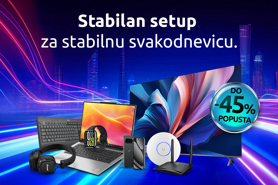 Stabilan setup za stabilnu svakodnevicu.