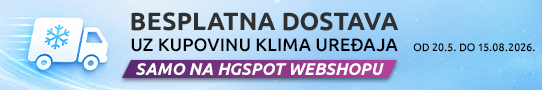 Banner za besplatnu dostavu klimu