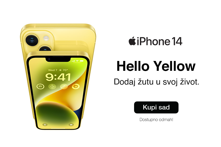 iPhone 14 yellow