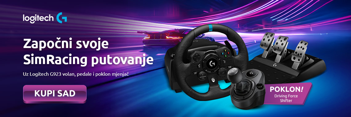 Logitech G923 + Shifter - 03/25