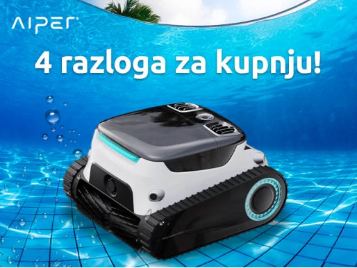 Robotski čistači bazena: 4 razloga za kupovinu