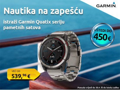 Garmin Quatix satovi – vrhunski pametni satovi za more, sport i svakodnevicu