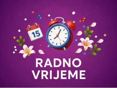 Obavijest o neradnom danu - blagdan Velika Gospa