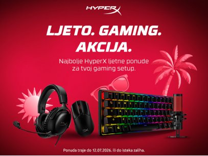 Ljeto. Gaming. Akcija. Hyper X.