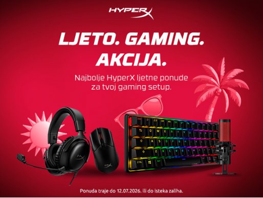 Ljeto. Gaming. Akcija. Hyper X.