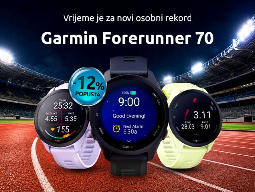 Garmin Forerunner 70: sat za početnike koji je postao puno ozbiljniji