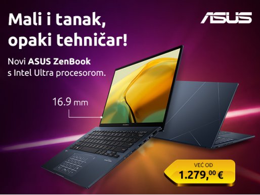 Zenook 14 s novim Intelom - laptop koji vrijedi svakog eura