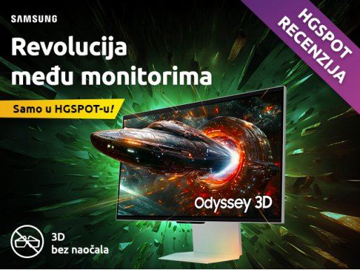 HGSPOT Recenzija: Samsung Odyssey 3D G90XF – Ono što smo 3D uvijek željeli da bude
