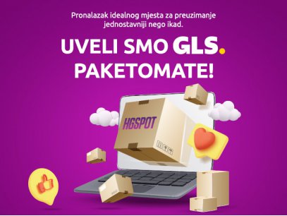 Novo! Preuzmi svoju narudžbu na GLS paketomatu!