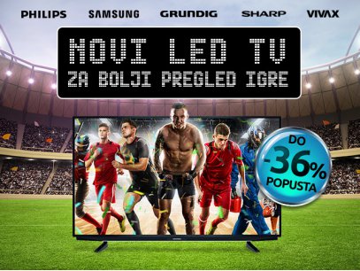 Novi LED TV za bolji pregled igre!