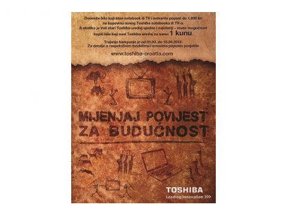 Toshiba AKCIJA - Mijenjaj povijest za budućnost
