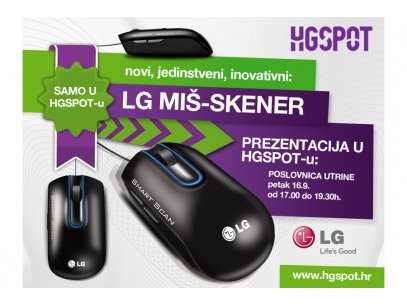 Ekskluzivno: LG miš/skener - prezentacija danas u 17h