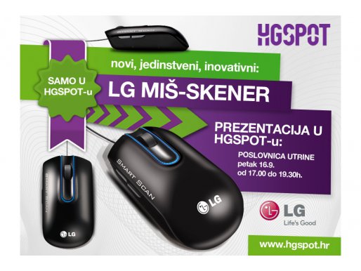 Ekskluzivno: LG miš/skener - prezentacija danas u 17h