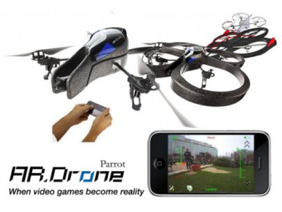 Parrot AR Drone - prvi quad helikopter upravljan mobitelom s real time video streamingom