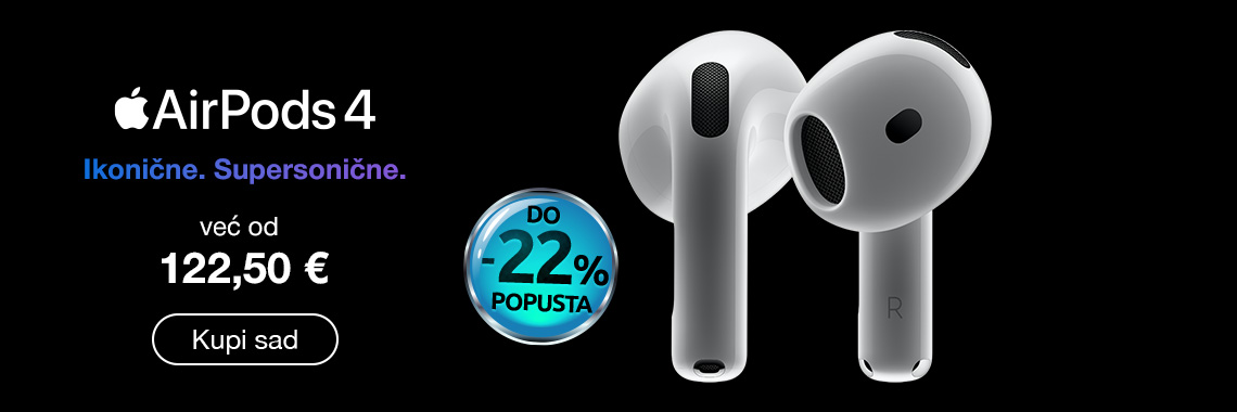 AirPods 4 22% popusta
