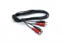 Audio kabel G&BL EL15PF 2xRCA(m) na 2xRCA(ž), 1.5m, crni 