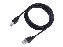 Kabel SBOX USB A-B m/m, 3m, crni