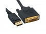 Video kabel SBOX DisplayPort DP(m) na DVI(m) v1.1, 2.0m, crni
