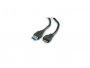 Kabel ROLINE USB 3.0  TIP A(M) - Micro B(M), 0.8m, crni