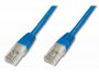 Mrežni kabel ROLINE VALUE UTP Cat6, 0.5 m, plavi