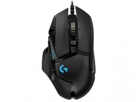  Miš LOGITECH G502 HERO, gaming, optički, 25600dpi, žičani, USB, crni (910-005470)