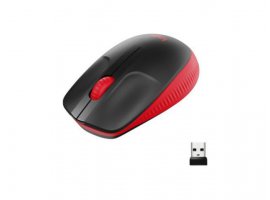 Mi&scaron; LOGITECH M190 bežični optički mi&scaron;, crveni (910-005908)