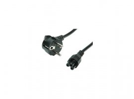 Strujni kabel ROLINE Value, ravni IEC 320-C5, 3 polni, crni, 1.8m