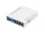 Router MIKROTIK RB962UiGS-5HacT2HnT, 2.4GHz, 5GHz, 5x RJ-45 (Gigabit Ethernet), 1x SFP, PoE, Dual Band