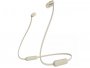 Bluetooth slušalice SONY WI-C310N, In-ear, mikrofon, zlatne