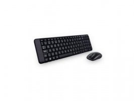  Tipkovnica + miš LOGITECH MK220, bežična, USB, crna (920-003168)