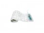 Tipkovnica LOGILINK flexible waterproof, žična, PS/2, USB, DE, bijela