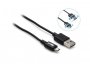 Kabel G&BL Micro USB(m) na USB-A(m), 1m, reverzibilni, crni