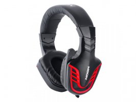  Slušalice + mikrofon NEON HADES, crno - crvene, gaming, 3,5mm