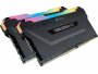 Memorija CORSAIR 16 GB (2x8 GB) DDR4, 3000 MHz, DIMM, Vengeance RGB Pro, CL15, XMP 2.0, black