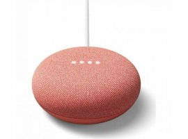  Bluetooth zvučnik GOOGLE Home Nest Mini (2nd Gen), WLAN, Bluetooth, prijenosni, crveni