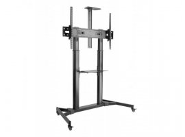  Mobilni stalak za ekran TV SBOX FS-3610, 60"-100", do 100kg, crni