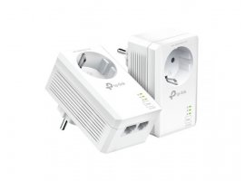  Powerline adapter TP-LINK TL-PA7027P KIT, AV1000, 1000Mbps, 2×GLAN, HomePlug AV2, dodatna strujna utičnica (duplo pakiranje)